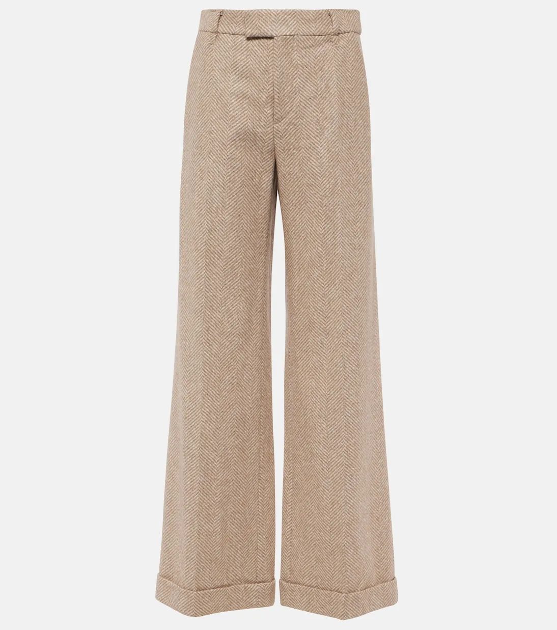 Brunello Cuccinelli Women Long Pants Spring Autumn Women Elastic midja Strig Long Wide Ben Pants 2023 Casual Female Long Pants Byxor Cucinelli