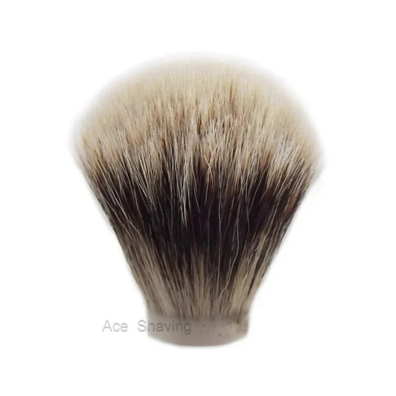 Brush Finest Badger Rakning Borste Knut Högt bergshår Huvudstorlek19/20/21 // 22/24mm herrskäggssatser