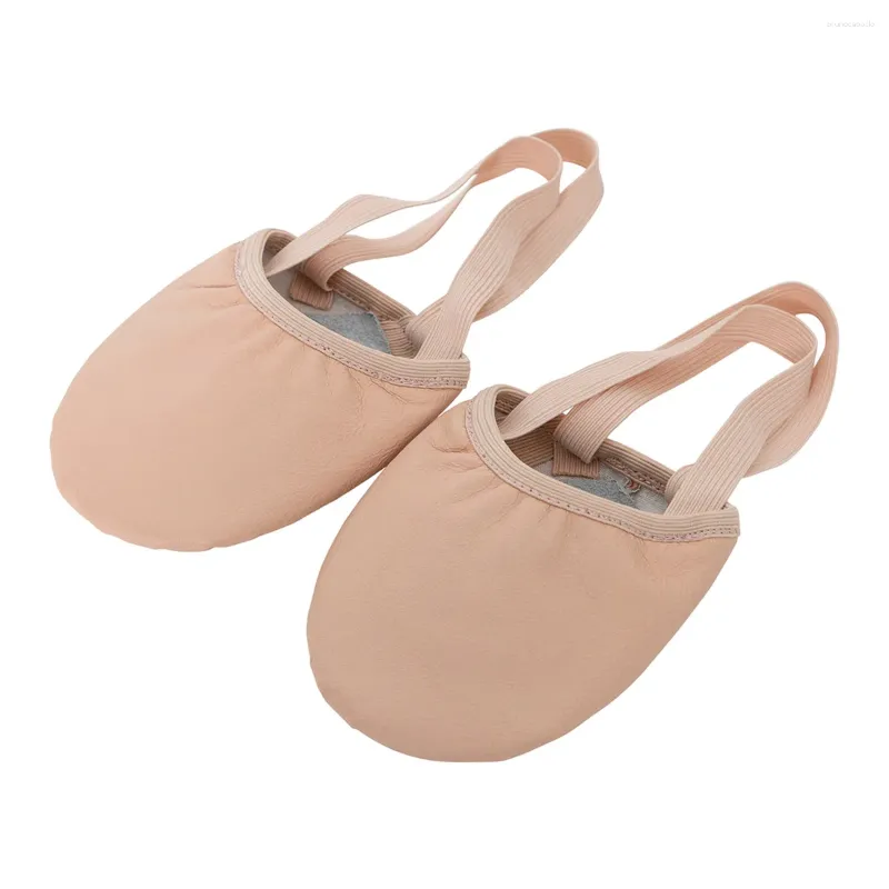 Танцевальные туфли Dynadans кожа Pirouette Half Sole Jazz Ballet Turning для женщин и девушек