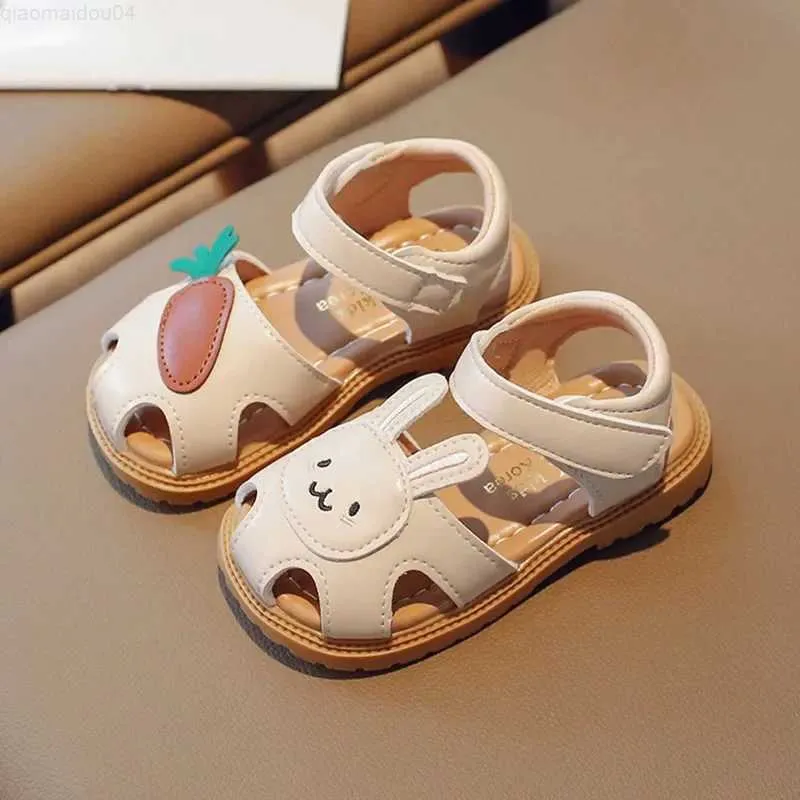 Slipper Baby Girl Shoes Kids Flat Sandals Girl Shoes 2023 Fashion Girls Sandaler Söta casual skor för barn Barn småbarn