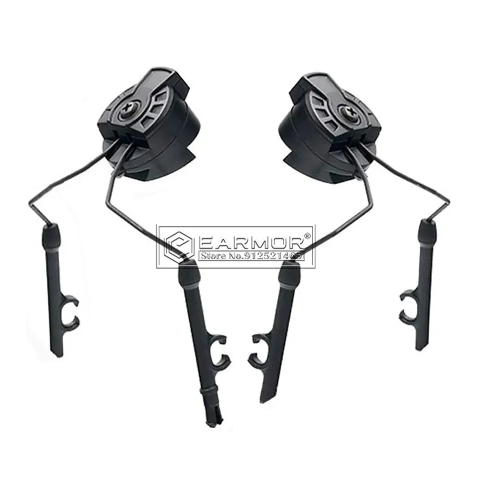 アクセサリーEarmor M11 Tactical Headset Arc Helmet Rails Adapter Opscore高速ヘルメット毛皮COMTACヘッドセットに適しています