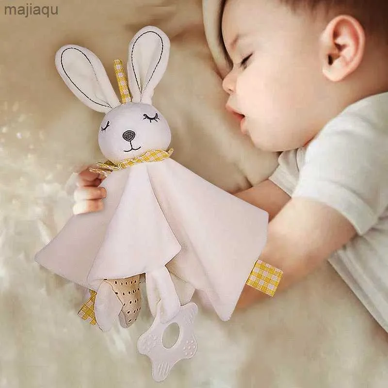 Poux en peluche Montessori câlins pour bébés couette jouet lapin jouet peluche en peluche jouet endormi jouet apernet serviette baby toys 0 12 moisl2404