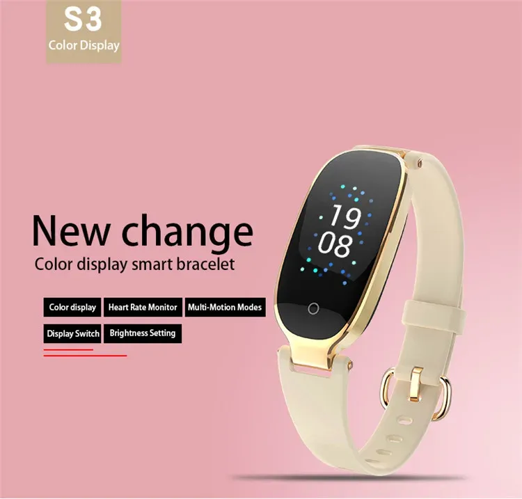 UiRiQi-S3-Plus-Smart-Watch-Color-Screen-Waterproof-Women-smart-band-Heart-Rate-Monitor-Smartwatch-Sports fitness tracker_smart and for andorid and ioS moible phone-wristband (1)1