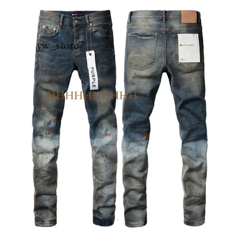 Lila Bein für Männer Designer Männer Designer Hip Hop Fashion Herren Hosen Top -Qualität Lila Motorrad coole Jeans Purple Brand Jeans 7204