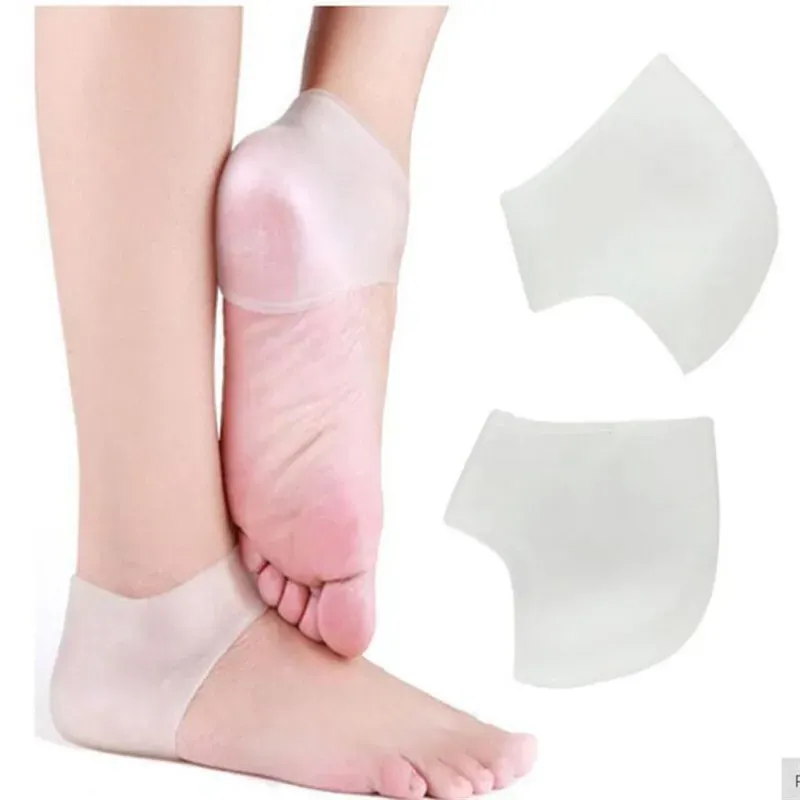 Herramienta 1 Pies de pintura de pies Calcetines Silicona Silicona Calcetines de gel Gel Protectores de cuidado de la piel Anti antihrillado alivio del dolor del talón