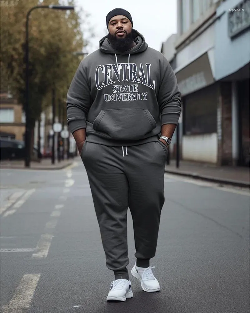 Malcolm X College Style Hoodie And Sweatpants Set For Men Plus Size Sergio Tacchini Tracksuit Vintage In 7XL 8XL And 9XL Sizes From Sophine15 70.02 DHgate.Com