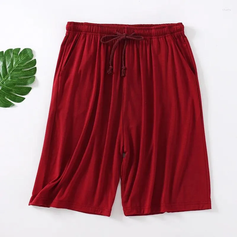 Pantaloncini da uomo Summer Modal Summer Quarter a casa Pantaloni per dormire casual Beach