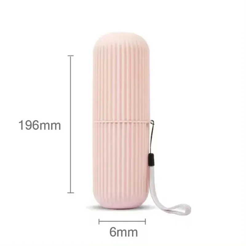 Travel Portable Toothbrush Cup Bathroom Toothpaste Holder Storage Case Box Organizer Toiletries Storage Cup Bathroom Accessories