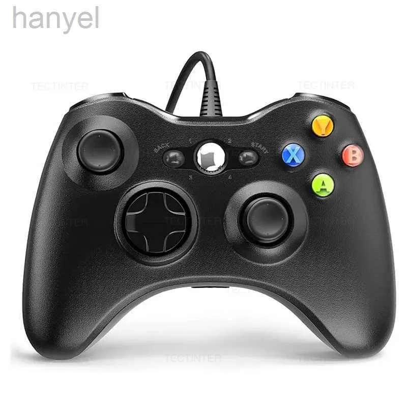 Contrôleurs de jeu joysticks USB Wired GamePad pour la console Xbox360 Joypad pour gagner 7/8/10 PC Joystick Controle Mando Game Controller pour Xbox 360 Accessoires D240424