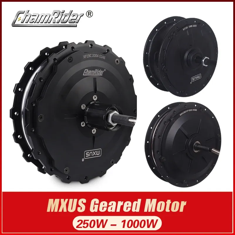 Part Electric Bike Brushless Motor, Wheel Hub Motor, Ebike, Front and Rear, MXUS, 48V, 1000W, 500W, 36V, 350W, 250W