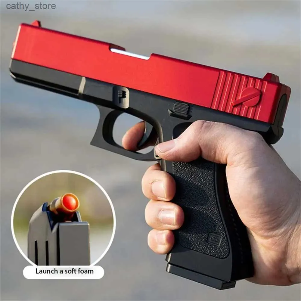 Gun Toys New Glock Shell exply Soft Bullet Toy Gun for Boys Girls Shooting Games Dropshiping Christmas Toysl2404