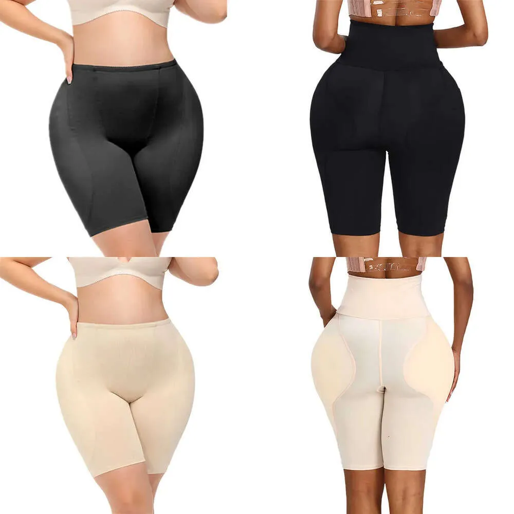 Höftkvinnor kuddar hög midjetränare Shapewear Body Tummy Shaper Fake Ass Butt Booties Enhancer Booty Lifter lårtrimmer 210708