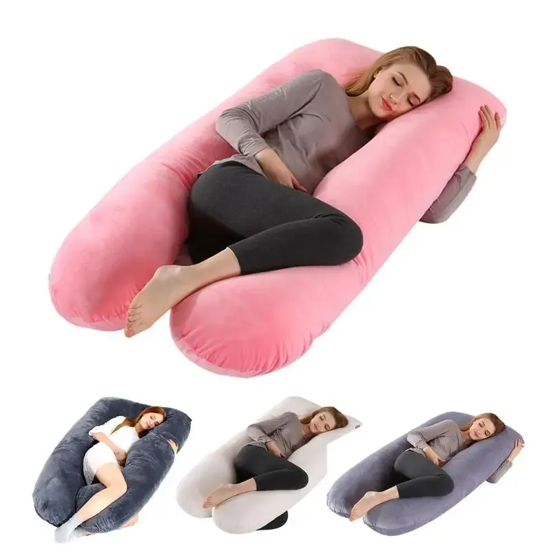 枕フルボディピローサイドスリーパー大人用マタニティピロー授乳中の睡眠サポートのための柔軟な妊娠枕