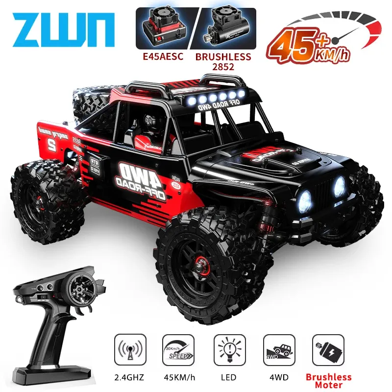 Voitures MJX Hypergo 14210 14209 RC Car 3s Professional sans pinceau Remote Contro Racing Offroad Drifting Highpeed Truck Toys for Kids