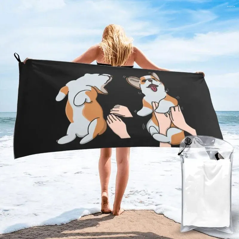 Asciugamano perros i sfregamenti in vendita a secco rapido un unico bagno da viaggio da bagno lavaggio divertente vintage