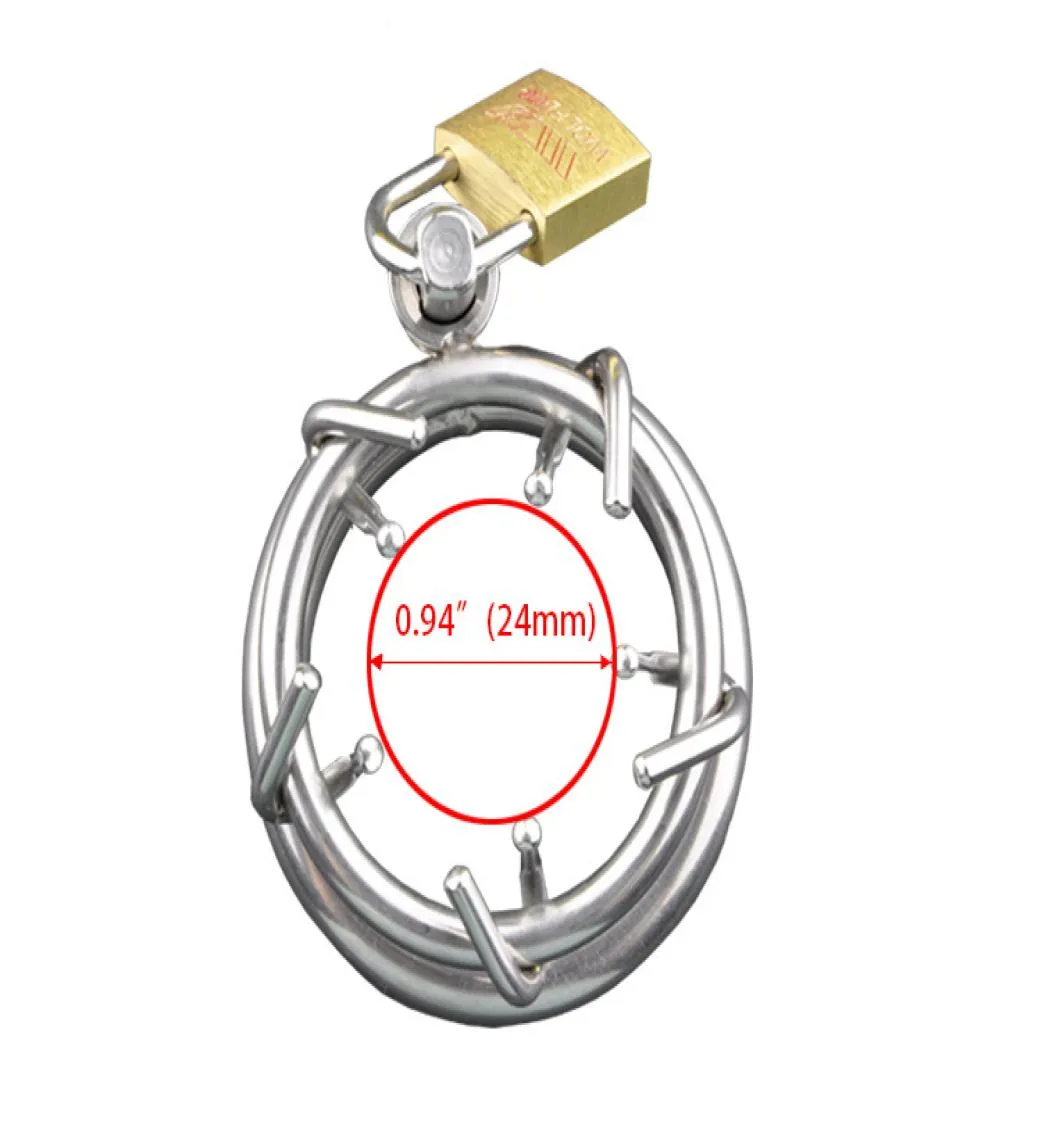 New!Prison Bird Stainless Steel Device,Cock Cage, Belt,Penis Ring,Virginity Lock,Adult Game,Sex Toy A1577920141