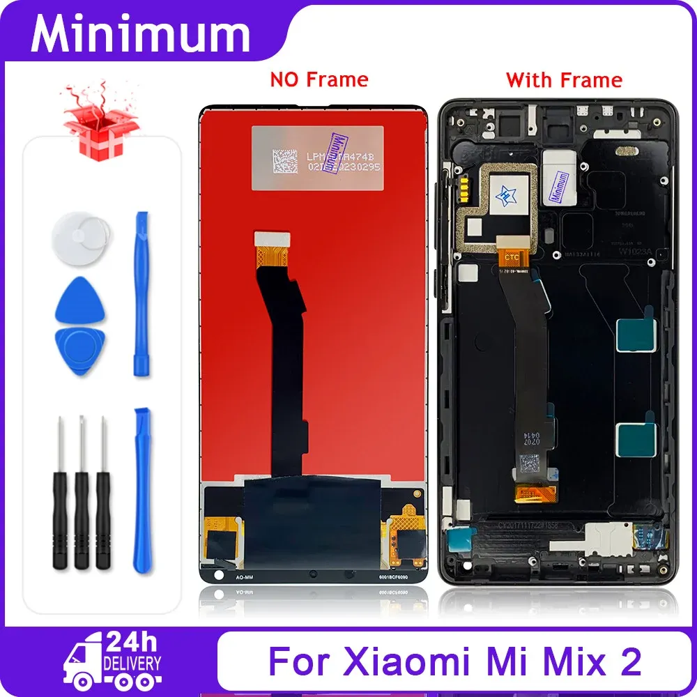 Schermate per Xiaomi Mi Mix 2 2S Mix2 Mix2S2S LCD Visualizza touch Screen Digitazer Assemblaggio con cornice per Xiaomi Mi Mix 3 Mix 4 Mix3 Mix4