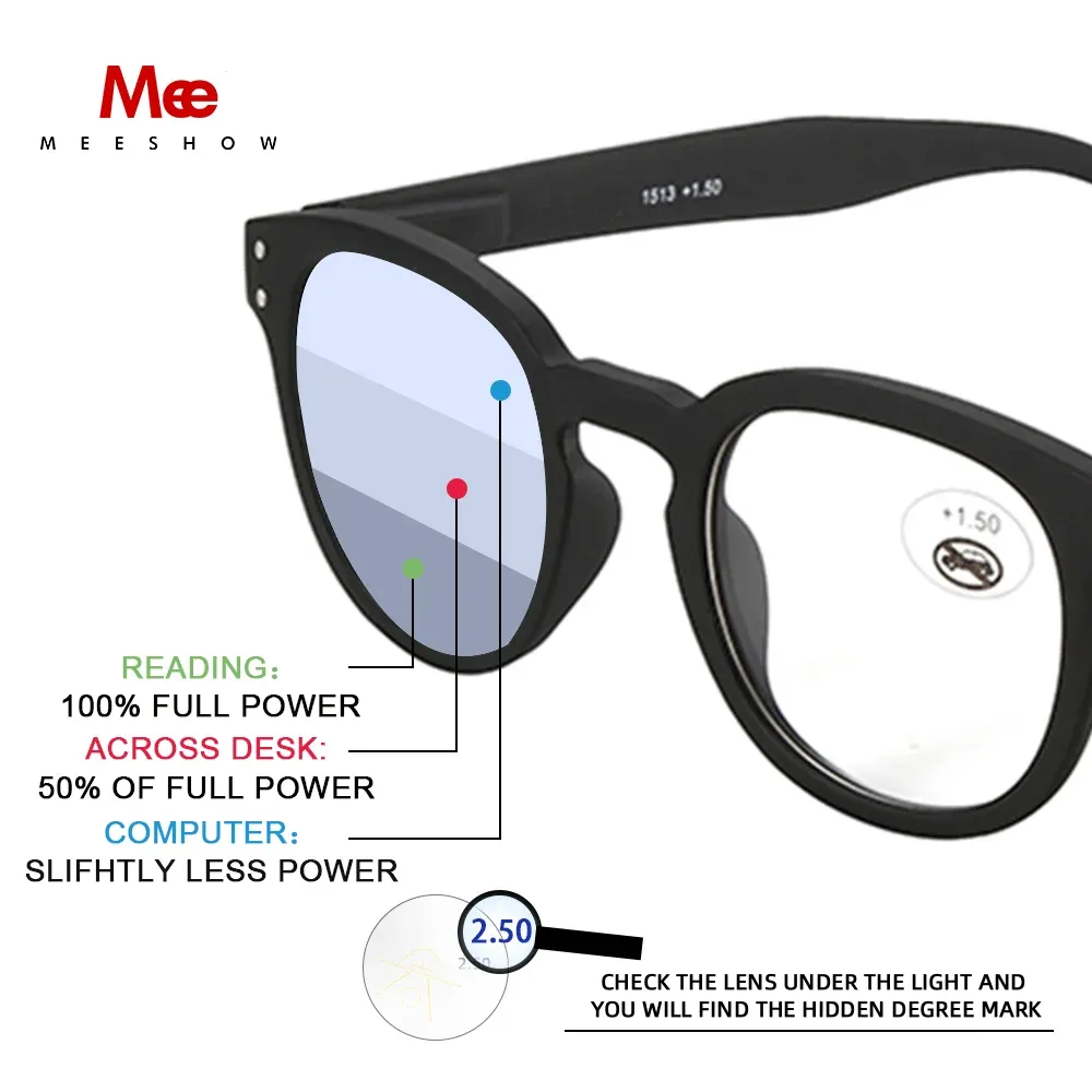 Frame Meesow Multifocal Reading Glasses Elegant Retro Europe Women Glasses Eyecyes LeSebrillen +1,00 +2,00 +2,50 +3,00 1513