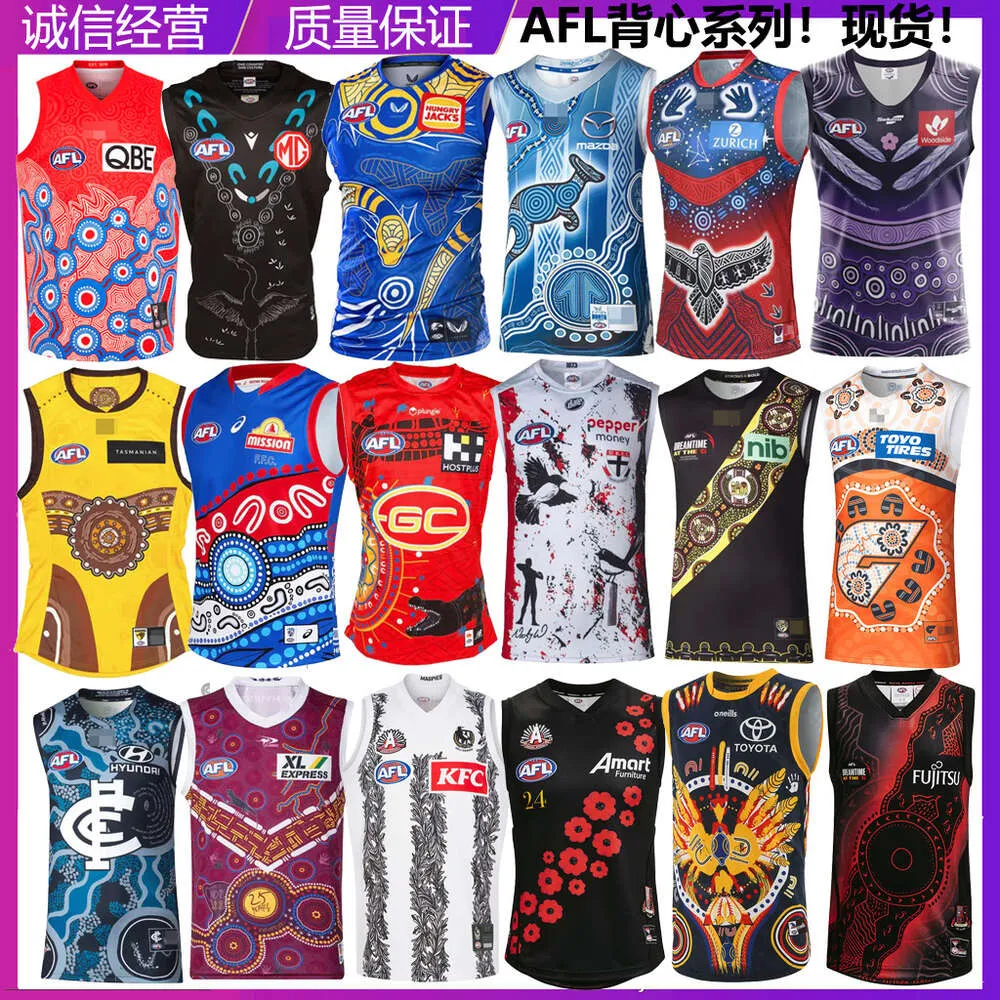 Jersey afl Coast Richmond Swan Deep Magpie Giant Giant Crow Western Bulldog Gest Olive