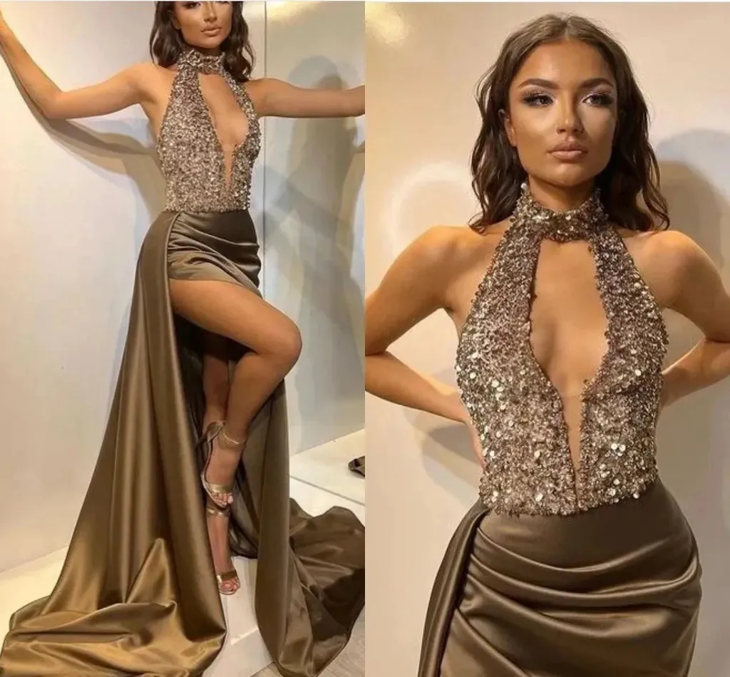 Sexy Split Evening Prom robes