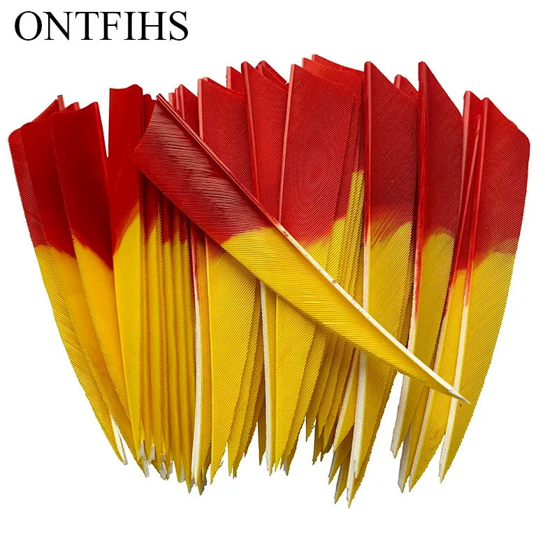 Darts 36pcs a destra/ala sinistra da 4 pollici Natural Turchia Feather Shield tagliata Farne Parti di tiro a tiro Accessori fai -da -te Sport all'aperto