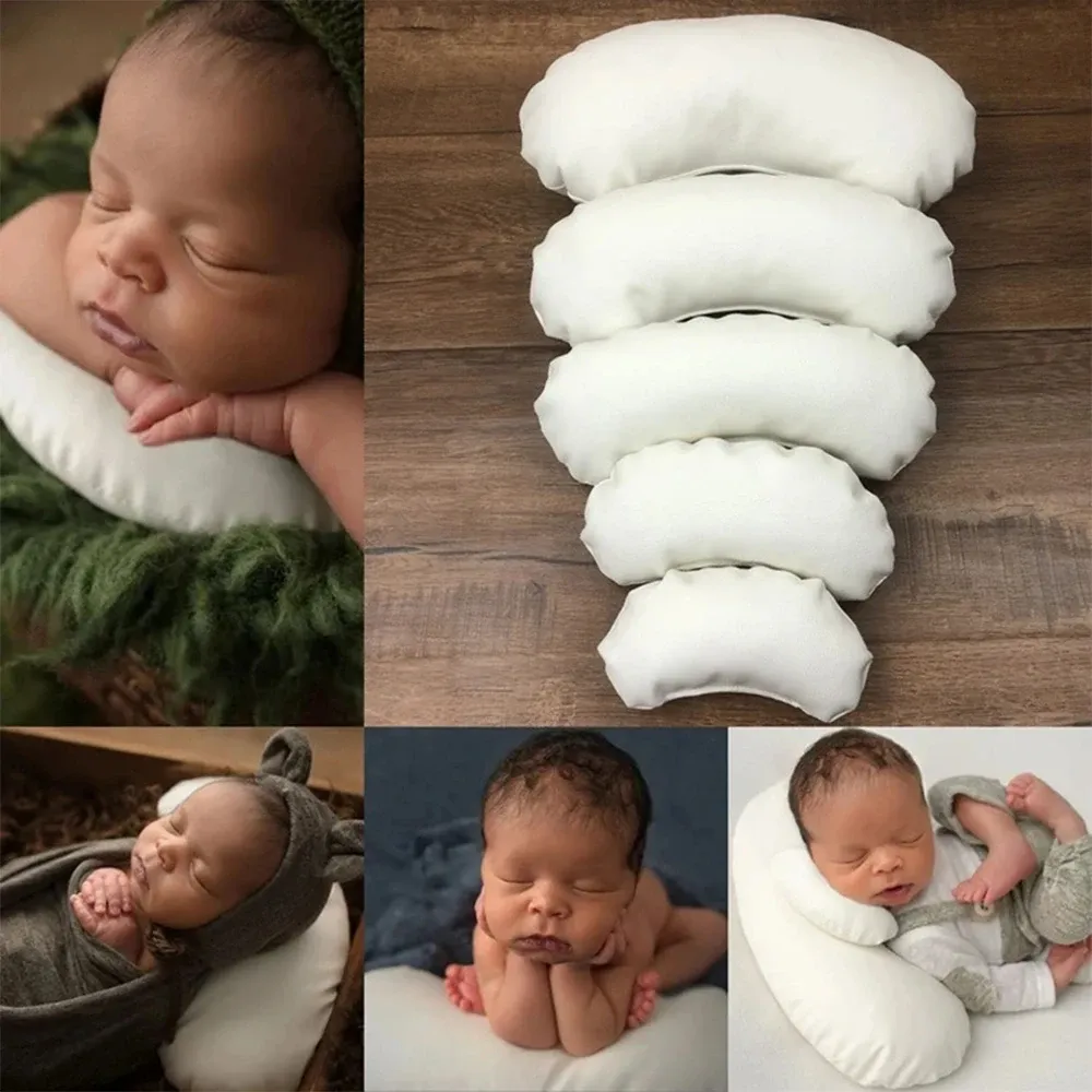 枕を熱く！ 5パックセット新生児の写真小道具枕のプロフェッショナルポーズ豆の写真撮影ポジショナーバスケット塗りつぶしマットクッション