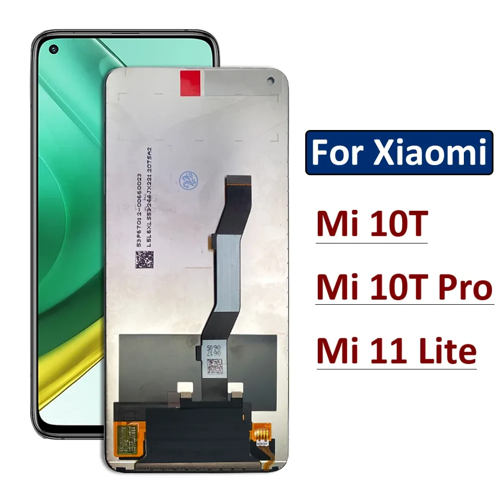 Pannello nuovo per Xiaomi Mi 10t Pro / Mi 11 Lite 5G LCD Visualizza touch screen Sostituire LCD per Xiaomi MI10T 10T Pro Display