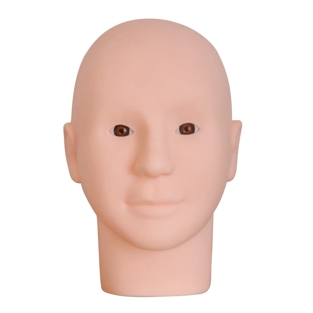 accesories Training Head Rubber Cosmetology Mannequin Doll Face Head For Eyelashes Makeup Massage Practice