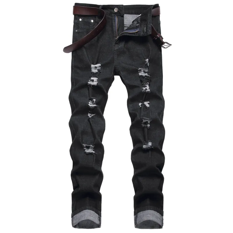 DHgate.com:Mens Stretch Denim Cargo Pants, Vintage Patchwork