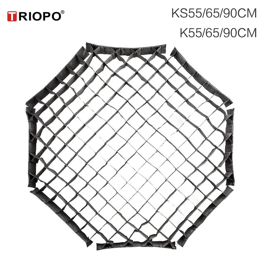 Studio Triopo 55cm 65cm 90 cm 120 cm Grid a nido d'ape per Triopo pieghevole softbox ottagon ombrello soft box (solo griglia)