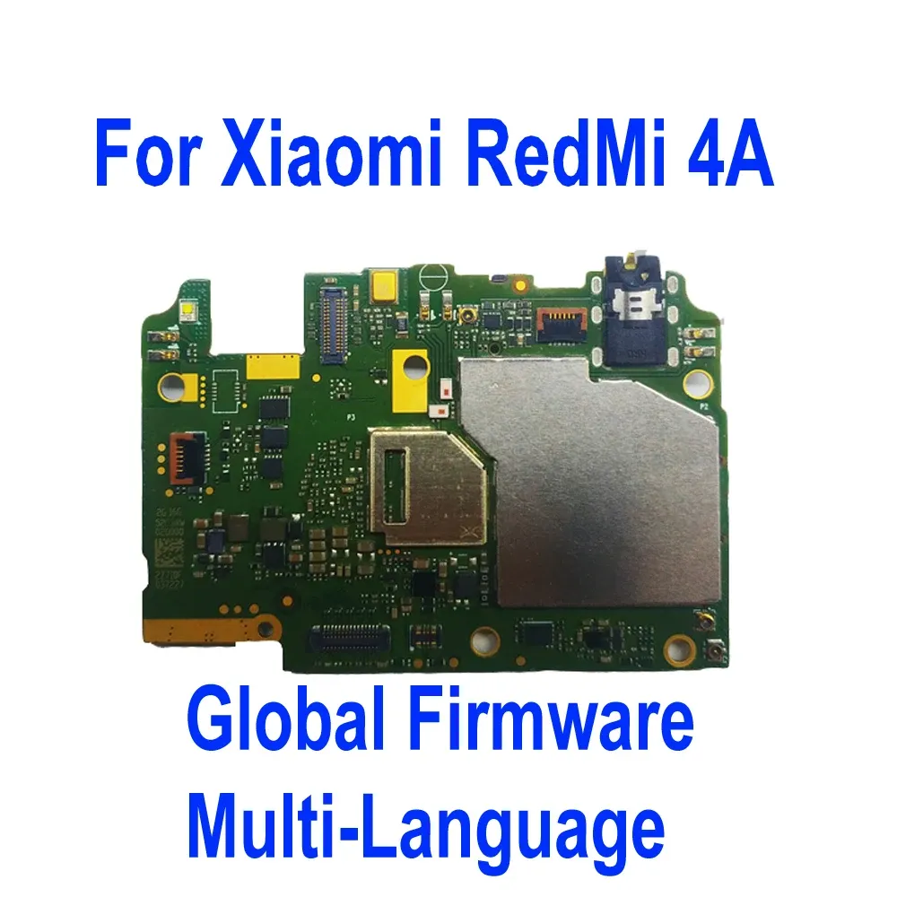 Circuits Global Firmware Original Testado Prainboard para Xiaomi Hongmi Redmi 4A 16 GB Taxa de cartão -mãe Taxa