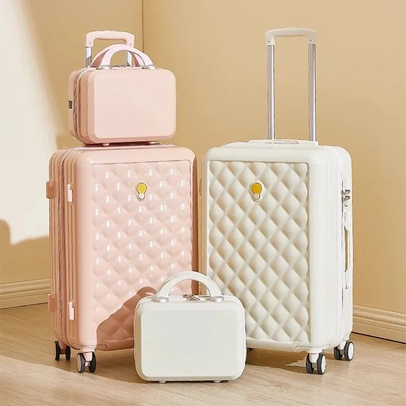 Porte-bagages de bagages femelle nouvelle 20 pouces Small Small Universal Wheel Suitcase 24 grande capacité de mot de passe durable