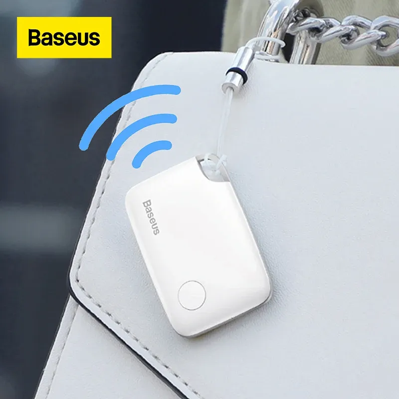 Trackers Baseus Mini Smart Tracker Anti Lost Bluetooth Smart Finder pour les enfants Téléphones Kids Anti Loss Alarm Smart Tag Key Finder Locator