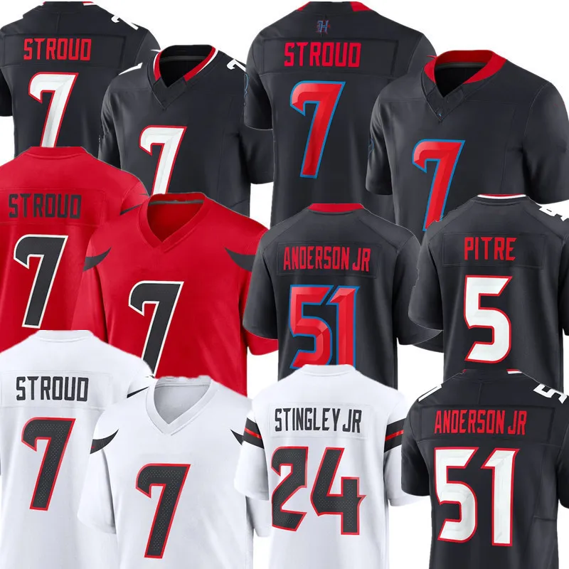 Custom Stefon Diggs 7 C.J. Stroud Will Anderson Jersey Tank Dell Joe Mixon Danielle Hunter Dameon Pierce Derek Stingley Jr. Jalen Pitre Nico Collins voetbal