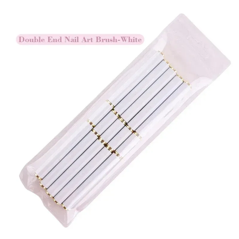 NOUVEAU 2024 Brosses à ongles à double extrémité Brôles en acrylique Nails Arts Gel Douleur de vernis à ongles de gel Paint Floriage Dessin de manucure Tools2.pour clou