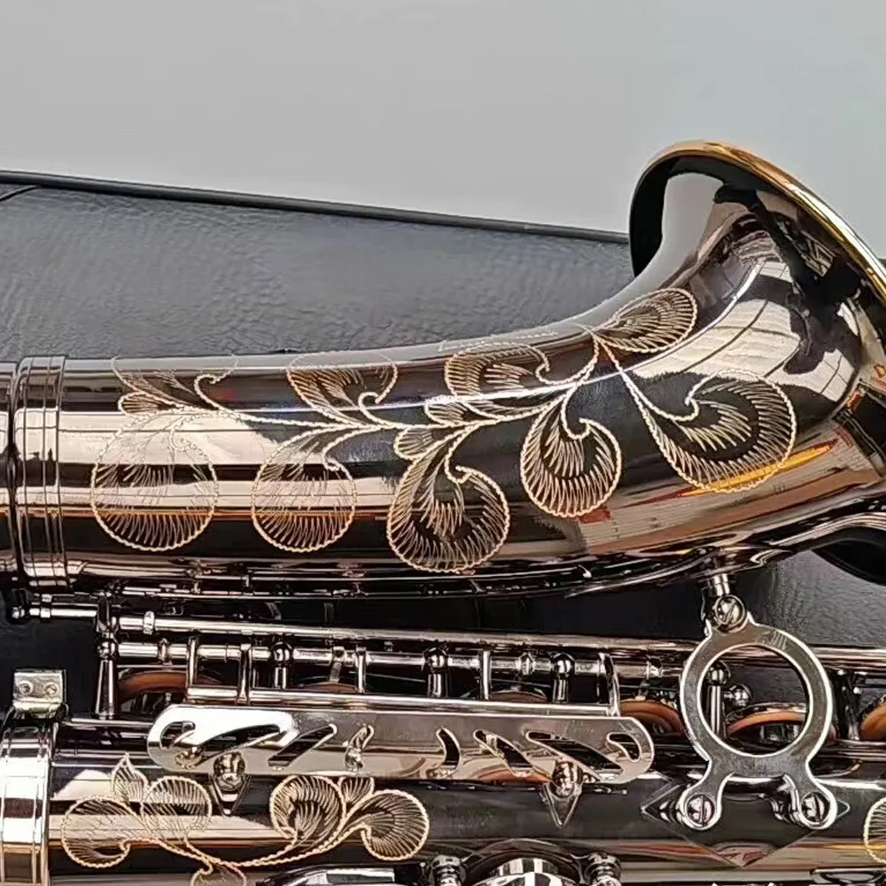 Professional W037 Alto Saxophone E-flat Nickel Plated Japan