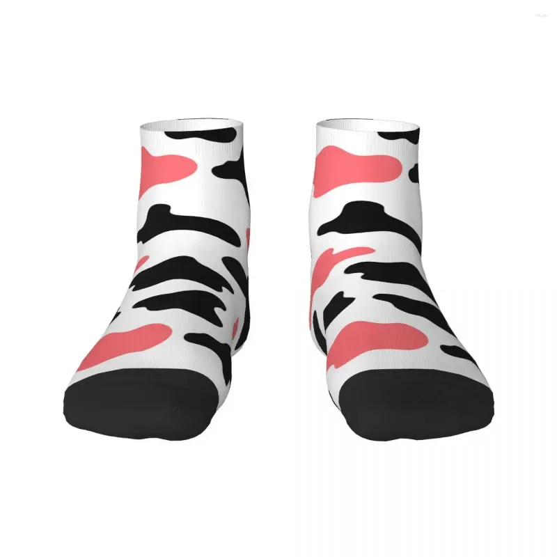 Men's Socks Cow Spots Crew Unisex Cute 3D Printed Texture Animal Skin Dress