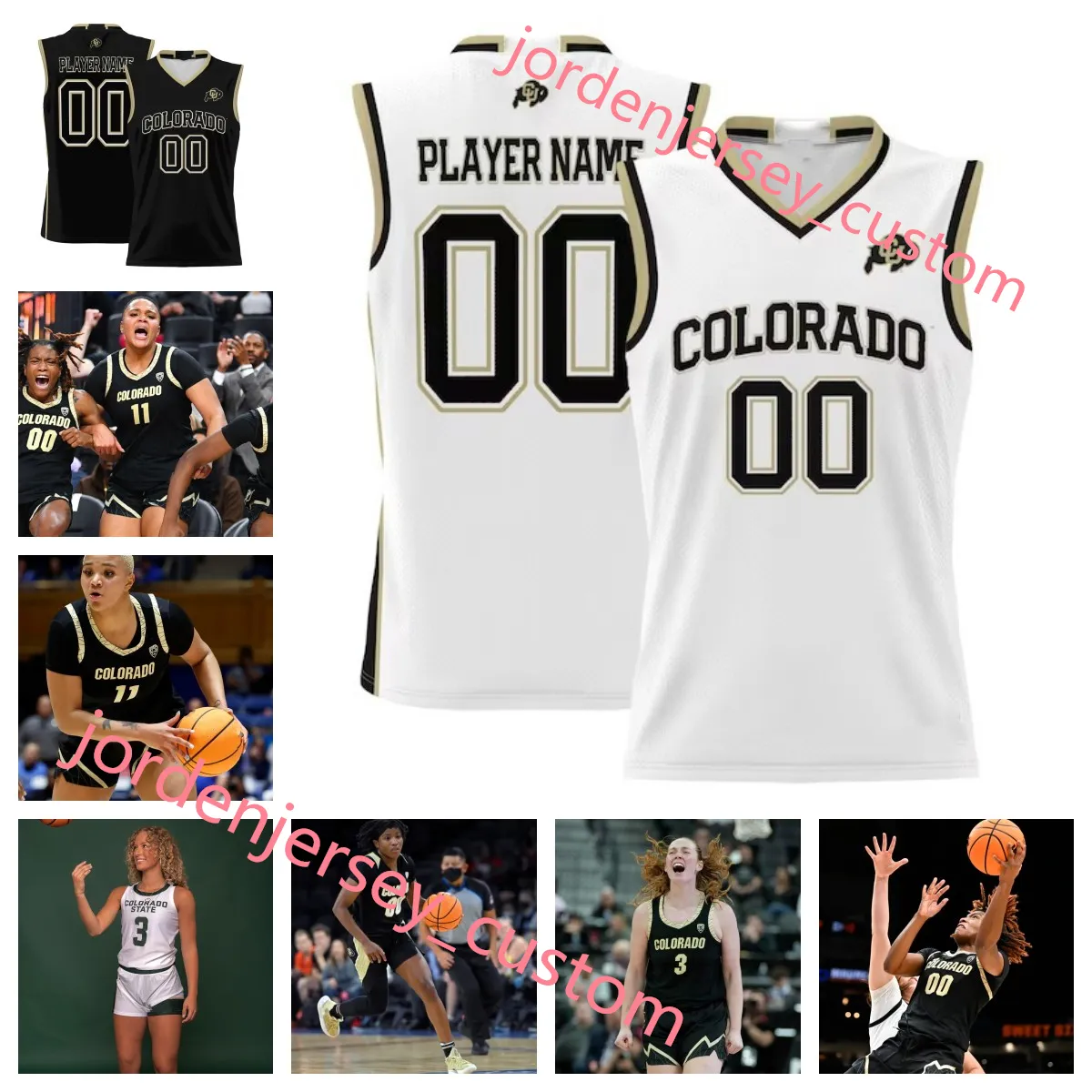 00 Jaylyn Sherrod 2023 colorado buffaloes women's basketball jerseys 2 Madison Buford 14 Raanee Smith 3 Frida Formann 4 Lesila Finau 20 Maura Singer 33 Sirena Tuitele