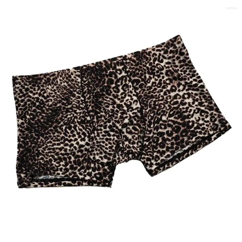 Underpants Men Leopard Print Mutandine biancheria intima briefs boxer a bassa vita sensuali per lingerie comode mutande comode