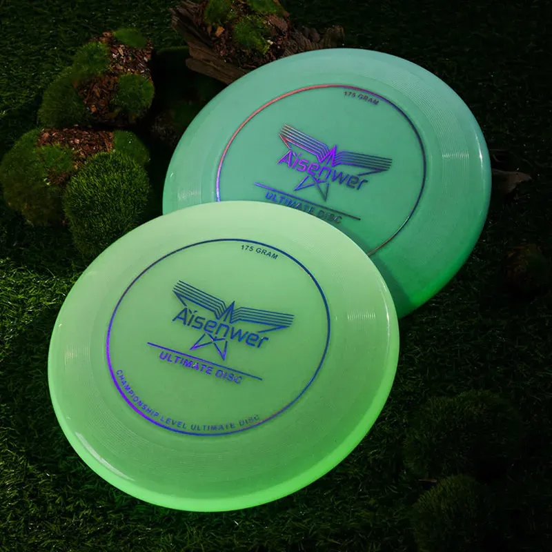 Discs Ultimate Nightlight Flying Discs 175G Noctilucent vorticoso volante per adolescenti per adolescenti Beach Backyard Camping Outdoor Sports