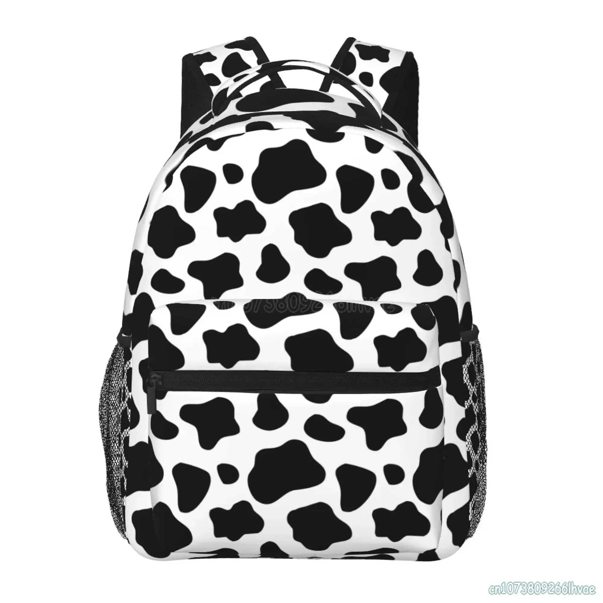 BASS COW Spot School Backpack Backpack Lightweight Bookbag Elementary College Travel Travel Daypack Backpacks for Women Men