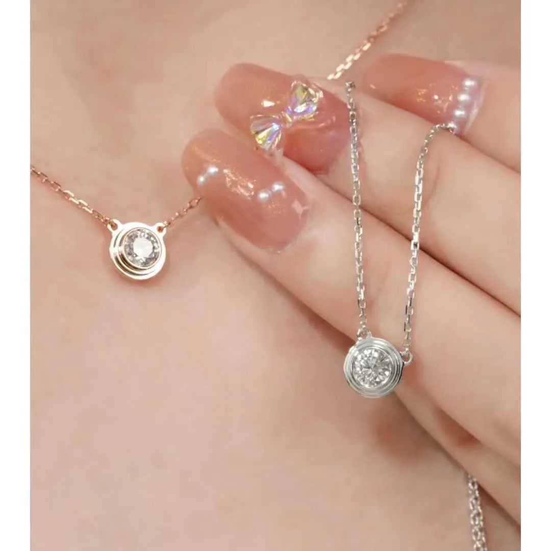 Дизайнерский бренд картер UFO Mosang Diamond Collece Fidelity Stone Collar Chain Live Trobcate Physical Store Jewelry