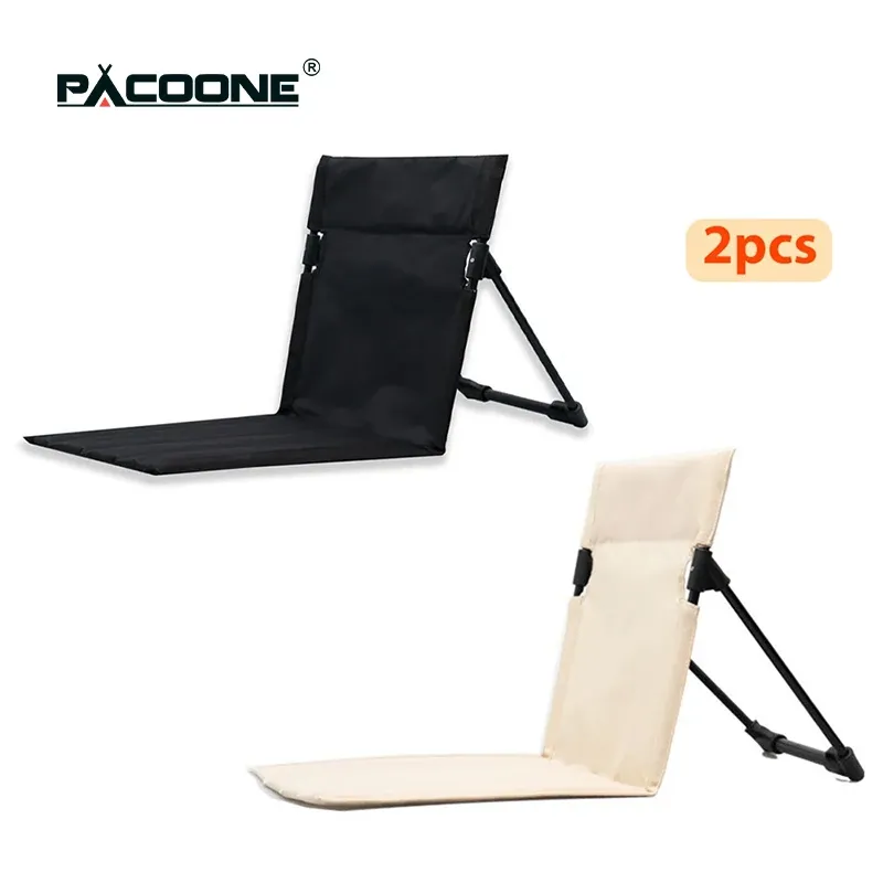 Mobilyalar pacoone backrest yastık katlanır arka sandalye plaj sandalyeleri ultralight katlanır kamp sandalyesi açık bahçe parkı tek tembel sandalye