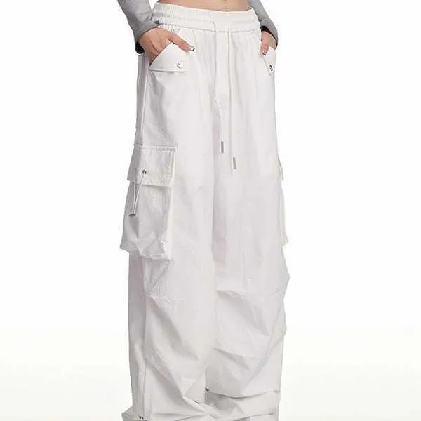 Pantaloni da lavoro bianchi primaverili e autunnali per i pantaloni sportivi di fascia alta hip hop hop hop hop hop pantaloni piccanti