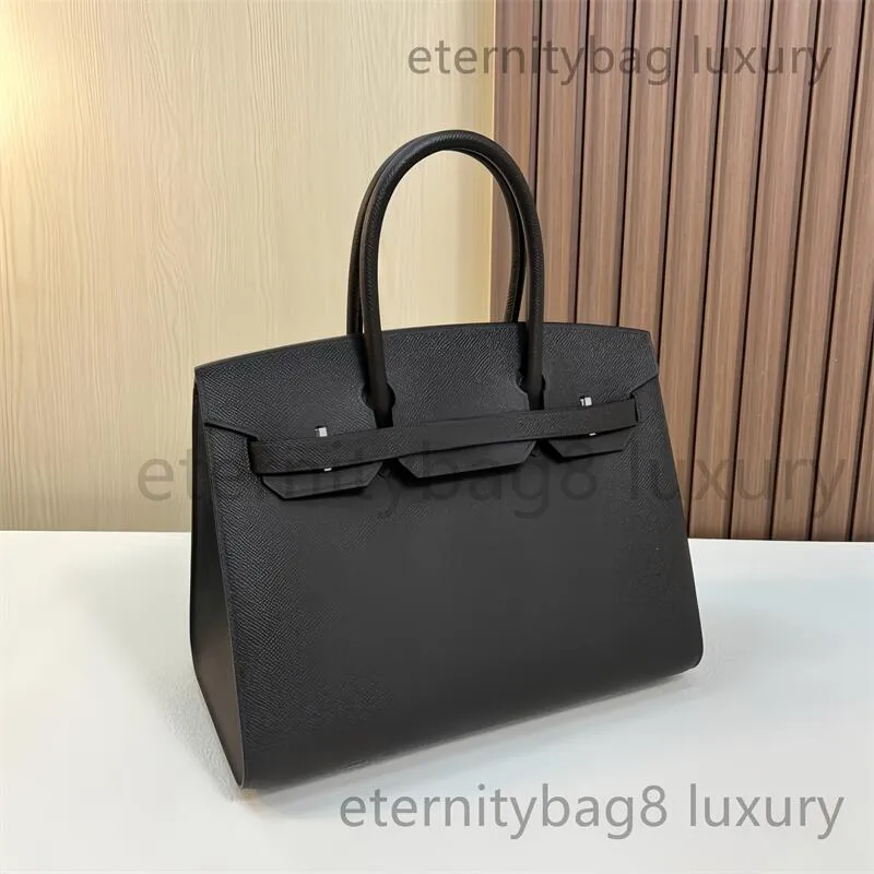 10A Kvalitet Classic Luxury Handbag Fashion Women's Bag Handgjord stil yttre Sydd hantverk Original Epsom Leather Premium 22K Hårdvarudesign Handväska