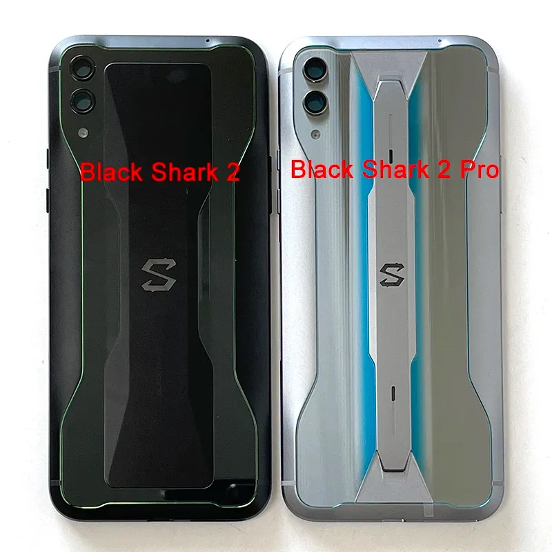 Ramar 6.39 "Betyg AAA för Xiaomi Blackshark 2 Batterifläck House Door Camera Frame Len för Black Shark 2 Pro 2Pro Back Case