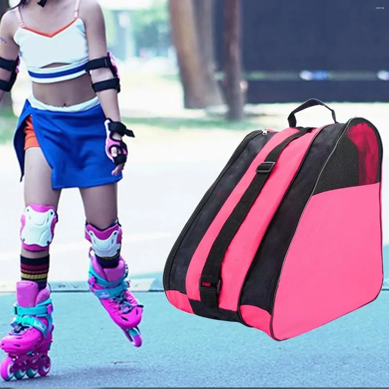 Day Packs Roller Skates Bolsa de armazenamento ICE Backpack Sports Skate ombro para meninos meninos