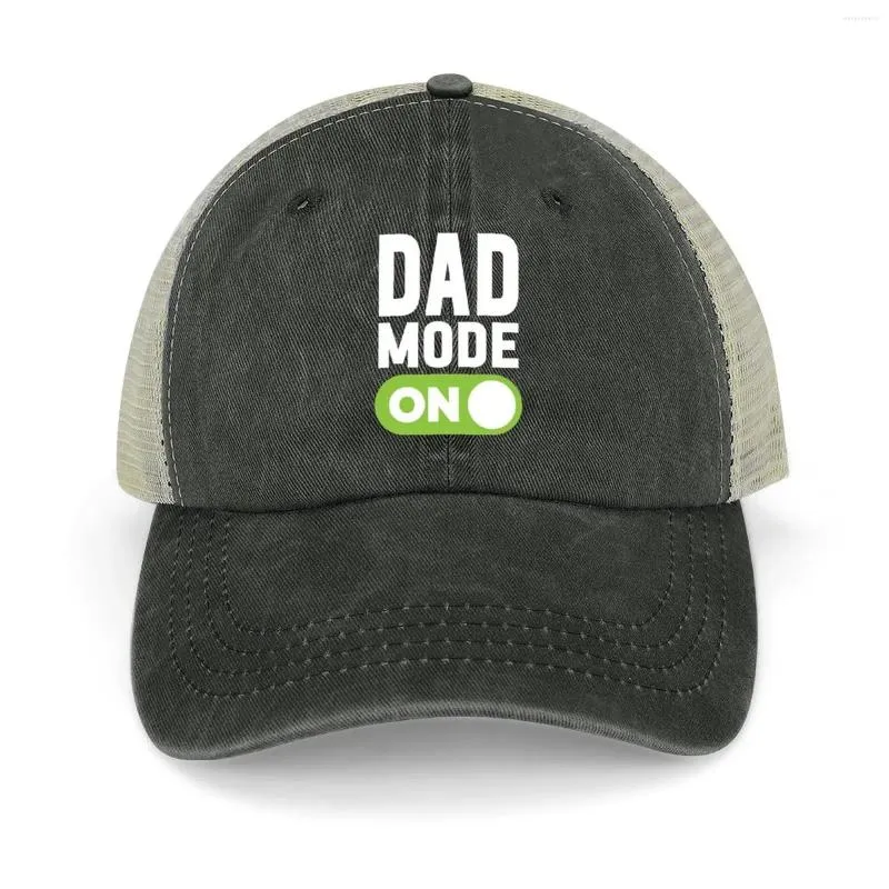 Ball Caps Dad Mode On Cowboy Hat Horse |-F-| Hiking Hats Woman Men's