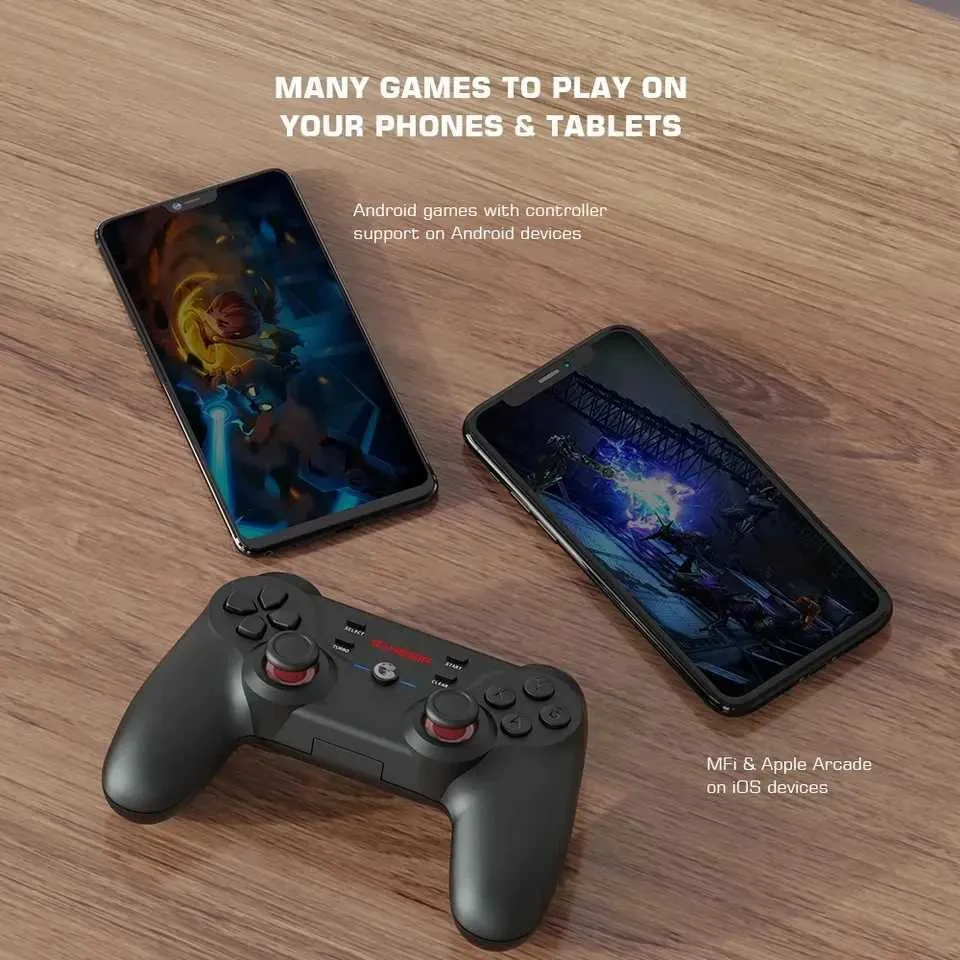 Игровые контроллеры Joysticks GameIR T3S Bluetooth 5.0 Беспроводной GamePad Switch Controller для Switch Android IOS PC Controle TV Box D240424