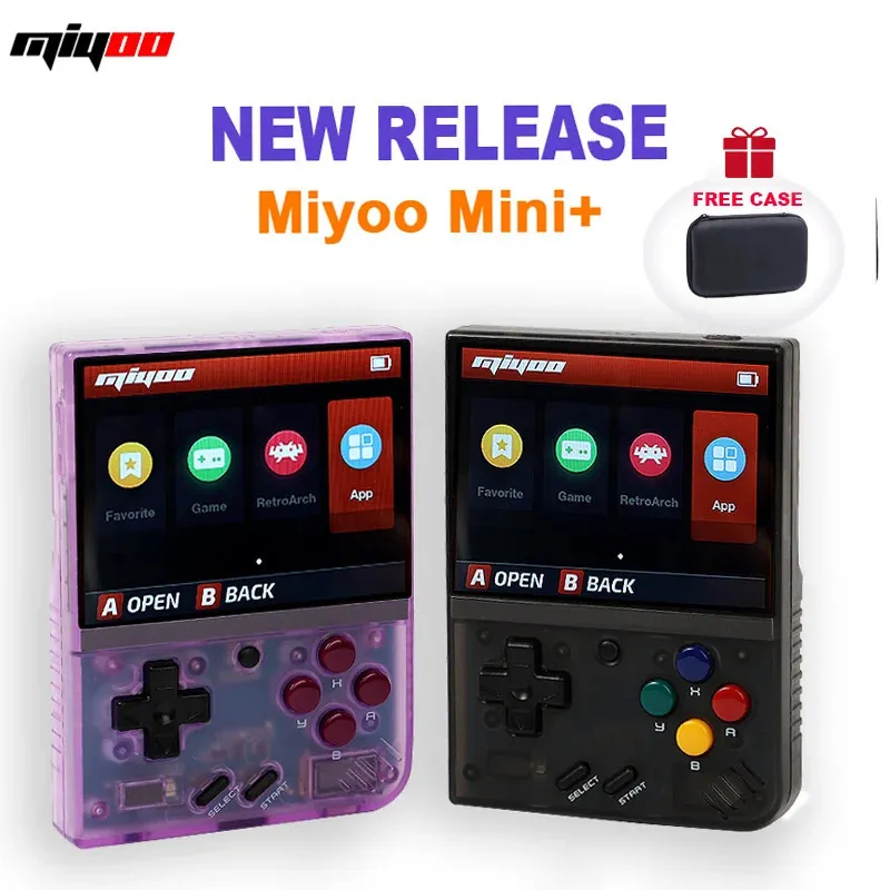 Miyoo Mini Plus Portable Retro Game Console 3.5 OCA IPS HD Screen WiFi Handheld Game Console Open Source Linux System Onionos 240514